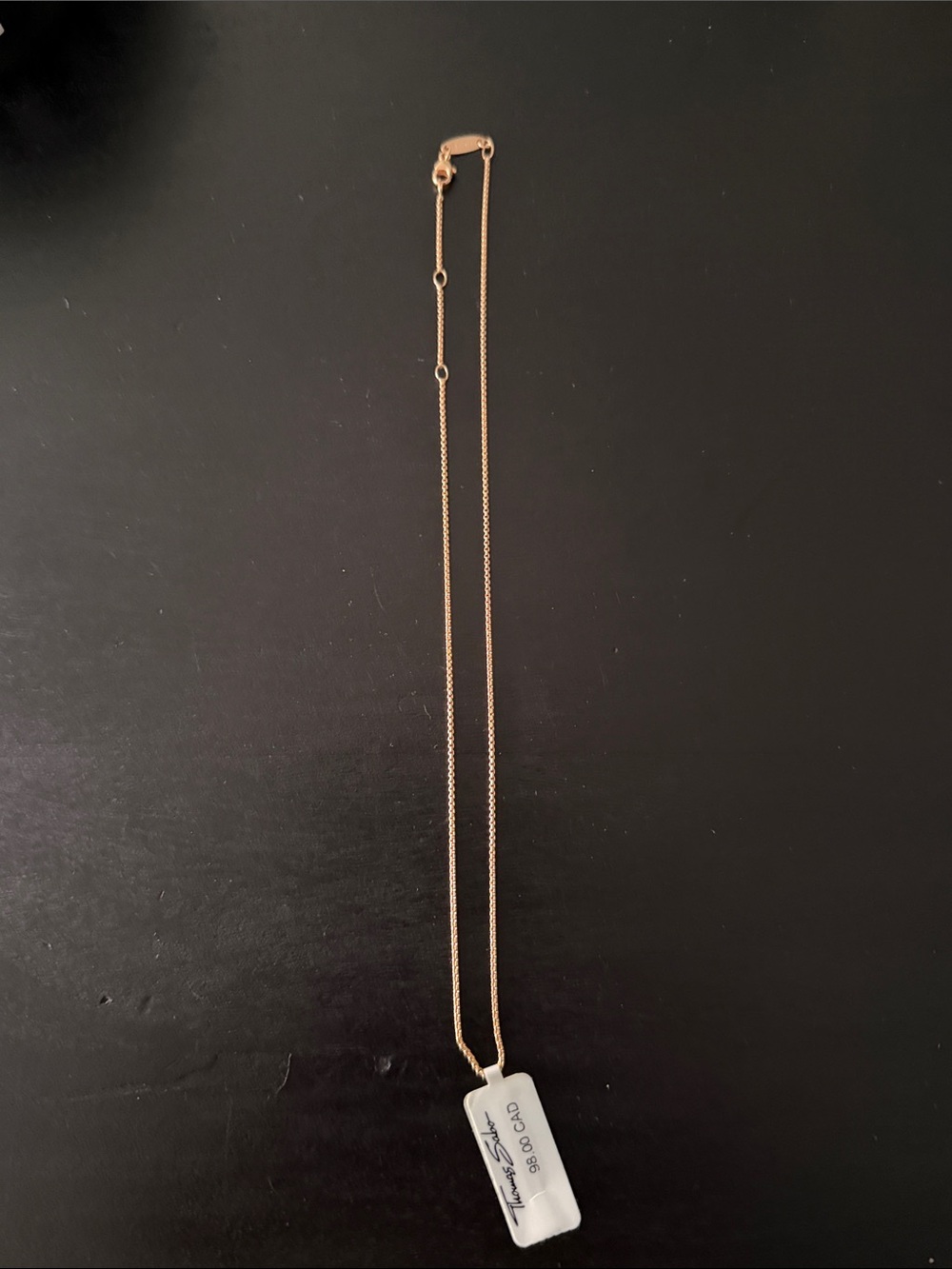 Rose Gold-Tone Necklace - Elegant Women's Jewelry